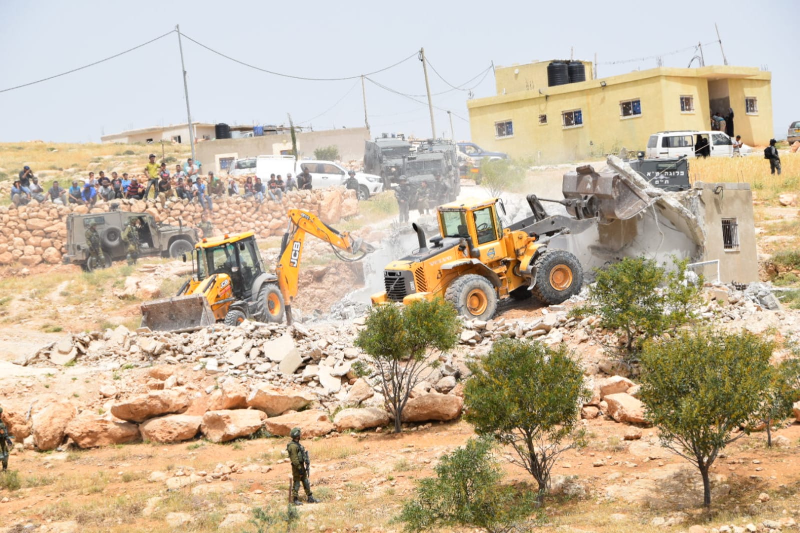 ההריסה בח'ירבת א-דיראת